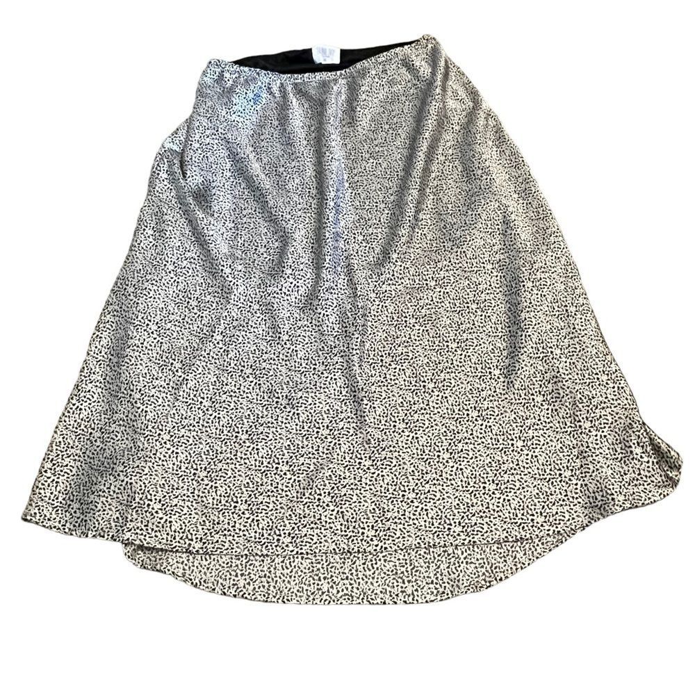 Sienna Sky Spotted Silky Midi Skirt